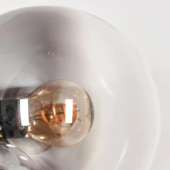 hofstein Gastor Lampadaire 33 cm Chrome, Clair, Fumé, 5 lumières