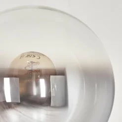 hofstein Gastor Lampadaire 30 cm Chrome, Clair, Fumé, 4 lumières