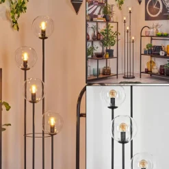 hofstein Gastor Lampadaire 30 cm Clair, 4 lumières