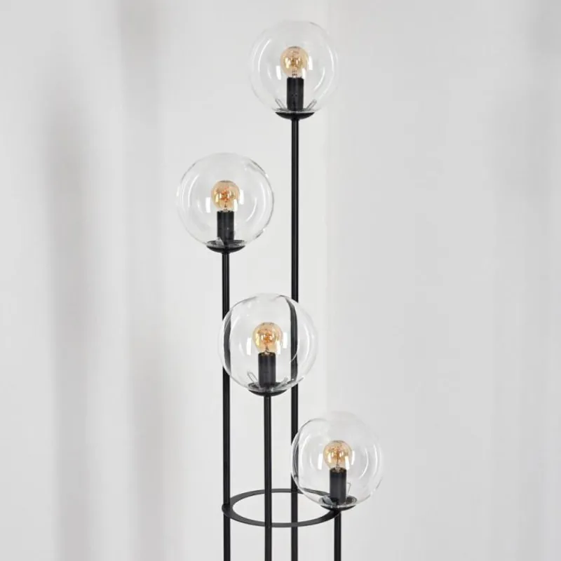 hofstein Gastor Lampadaire 30 cm Clair, 4 lumières