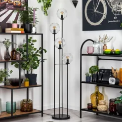 hofstein Gastor Lampadaire 30 cm Clair, 4 lumières