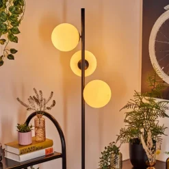 hofstein Gastor Lampadaire Blanc, 3 lumières