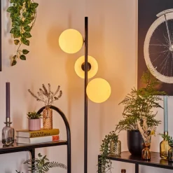 hofstein Gastor Lampadaire Blanc, 3 lumières