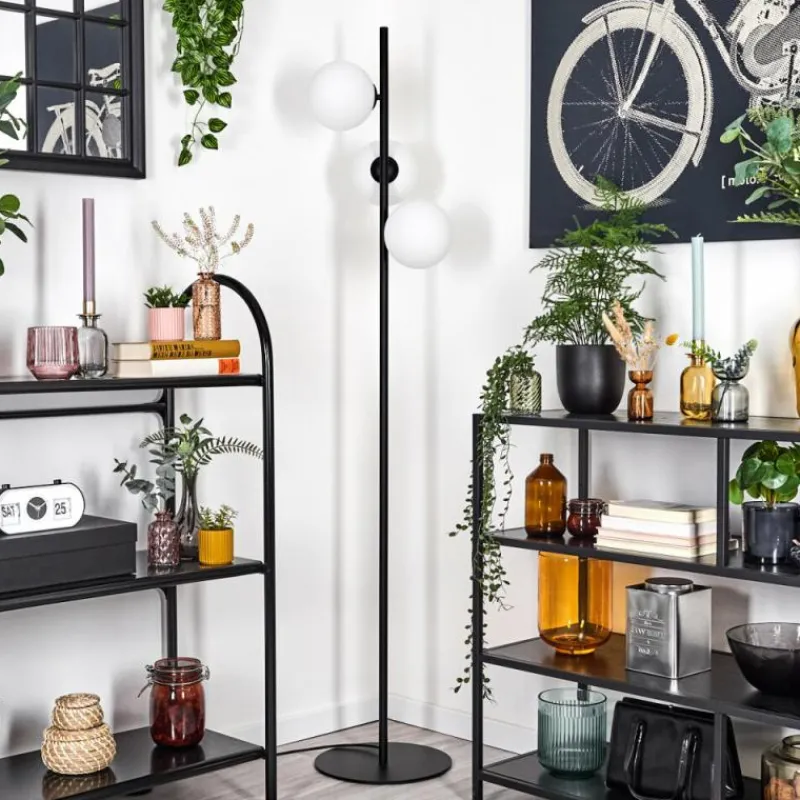 hofstein Gastor Lampadaire Blanc, 3 lumières