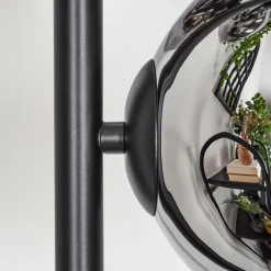 hofstein Gastor Lampadaire Chrome, Fumé, 4 lumières