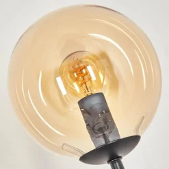 hofstein Gastor Lampadaire Noir, 3 lumières