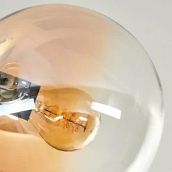 hofstein Gastor Plafonnier 87 cm Ambre, Clair, 8 lumières