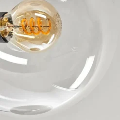 hofstein Gastor Plafonnier 74 cm Ambre, Clair, Fumé, 6 lumières