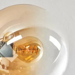 hofstein Gastor Plafonnier 91 cm Ambre, Clair, Fumé, 12 lumières