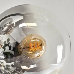 hofstein Gastor Plafonnier 91 cm Ambre, Clair, Fumé, 12 lumières