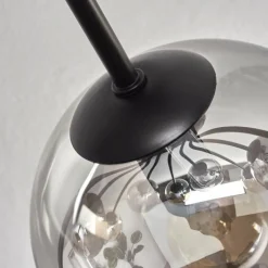 hofstein Gastor Plafonnier 83 cm Ambre, Clair, Fumé, 10 lumières