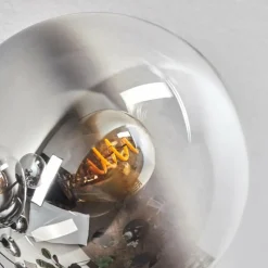 hofstein Gastor Plafonnier 83 cm Chrome, Clair, 10 lumières