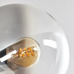 hofstein Gastor Plafonnier 74 cm Clair, Fumé, 6 lumières