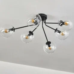 hofstein Gastor Plafonnier 74 cm Clair, 6 lumières