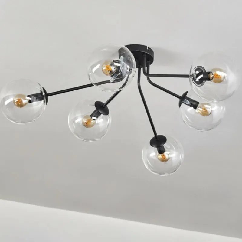 hofstein Gastor Plafonnier 74 cm Clair, 6 lumières