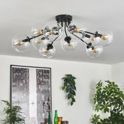 hofstein Gastor Plafonnier 83 cm Clair, 10 lumières