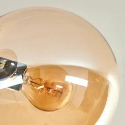 hofstein Gastor Plafonnier 87 cm Noir, 8 lumières