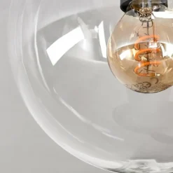 hofstein Gastor Plafonnier, Boule lumineuse Clair, 6 lumières