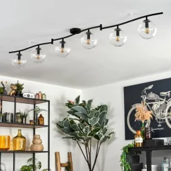 hofstein Gastor Plafonnier, Boule lumineuse Clair, 6 lumières