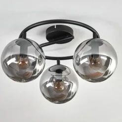 hofstein Gastor Plafonnier, Boule lumineuse 37 cm Fumé, 3 lumières