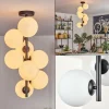 hofstein Gastor Plafonnier, Boule lumineuse Transparent, 8 lumières