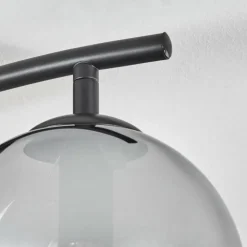 hofstein Gastor Plafonnier, Boule lumineuse Clair, Fumé, 2 lumières