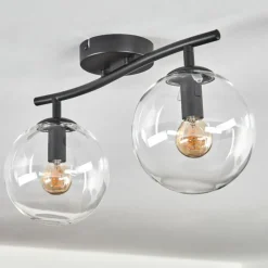hofstein Gastor Plafonnier, Boule lumineuse Clair, 2 lumières