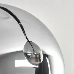 hofstein Gastor Plafonnier, Boule lumineuse Chrome, Fumé, 6 lumières