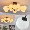 hofstein Gastor Plafonnier, Boule lumineuse Blanc, 12 lumières