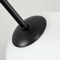 hofstein Gastor Plafonnier, Boule lumineuse 83 cm Blanc, 10 lumières