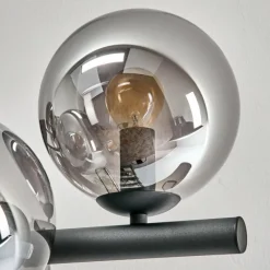 hofstein Gastor Plafonnier, Boule lumineuse Fumé, 8 lumières