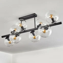 hofstein Gastor Plafonnier, Boule lumineuse Clair, 8 lumières