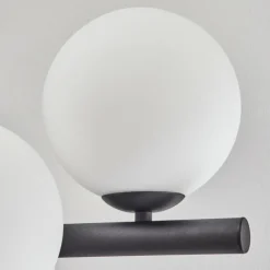 hofstein Gastor Plafonnier, Boule lumineuse Blanc, 8 lumières