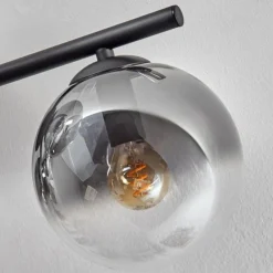 hofstein Gastor Plafonnier, Boule lumineuse Clair, Fumé, 4 lumières