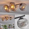 hofstein Gastor Plafonnier, Boule lumineuse Clair, Fumé, 5 lumières