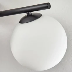 hofstein Gastor Plafonnier, Boule lumineuse Blanc, 4 lumières