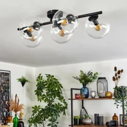 hofstein Gastor Plafonnier, Boule lumineuse Clair, 5 lumières