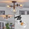 hofstein Gastor Plafonnier, Boule lumineuse Clair, 3 lumières
