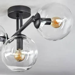 hofstein Gastor Plafonnier, Boule lumineuse Clair, 3 lumières