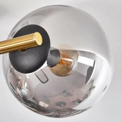 Lampes Dorées-hofstein Gastor Plafonnier, Boule lumineuse Or, Noir, 3 lumières