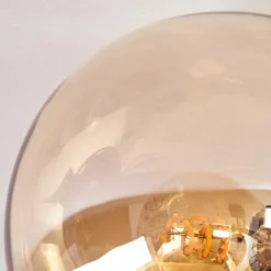 Lampes Dorées-hofstein Gastor Plafonnier, Boule lumineuse 42 cm Or, Noir, 3 lumières