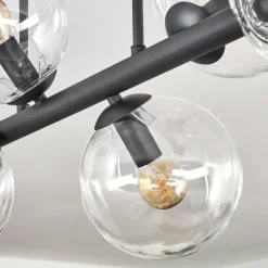 hofstein Gastor Plafonnier, Boule lumineuse Clair, 6 lumières