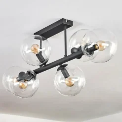 hofstein Gastor Plafonnier, Boule lumineuse Clair, 6 lumières