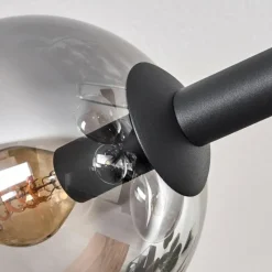 hofstein Gastor Plafonnier, Boule lumineuse Clair, Fumé, 8 lumières