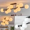 hofstein Gastor Plafonnier, Boule lumineuse Blanc, 10 lumières