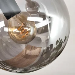 hofstein Gastor Plafonnier, Boule lumineuse Fumé, 6 lumières