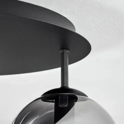 hofstein Gastor Plafonnier, Boule lumineuse 45 cm Clair, Fumé, 5 lumières