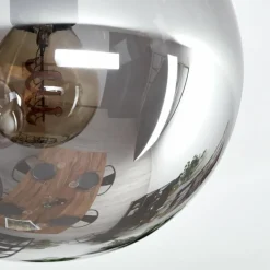 hofstein Gastor Plafonnier, Boule lumineuse 45 cm Fumé, 5 lumières