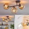 hofstein Gastor Plafonnier, Boule lumineuse Ambre, Clair, 3 lumières