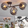 hofstein Gastor Plafonnier, Boule lumineuse Fumé, 3 lumières